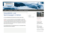 Desktop Screenshot of massage-parthier.ch